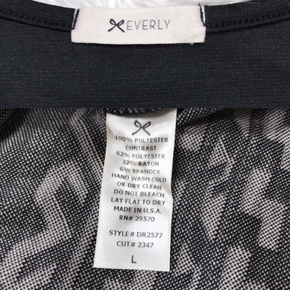 SOLD Everly | Aztec Fit N Flare Sweater Dress L - Picture 8 of 8